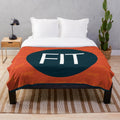 FIT Plush Blanket - Stylish College Accessory
