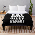 Fitness Gym Sport Bodybuilding Plush Blanket