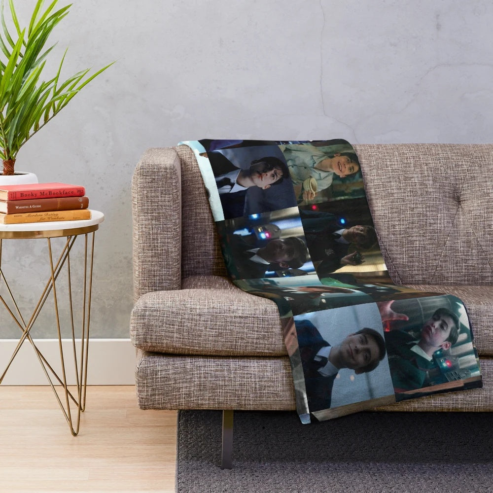 Five Hargreeves Inspired Plush Blanket with Hands Design