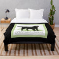 Flat-Coated Retriever Themed Plush Blanket