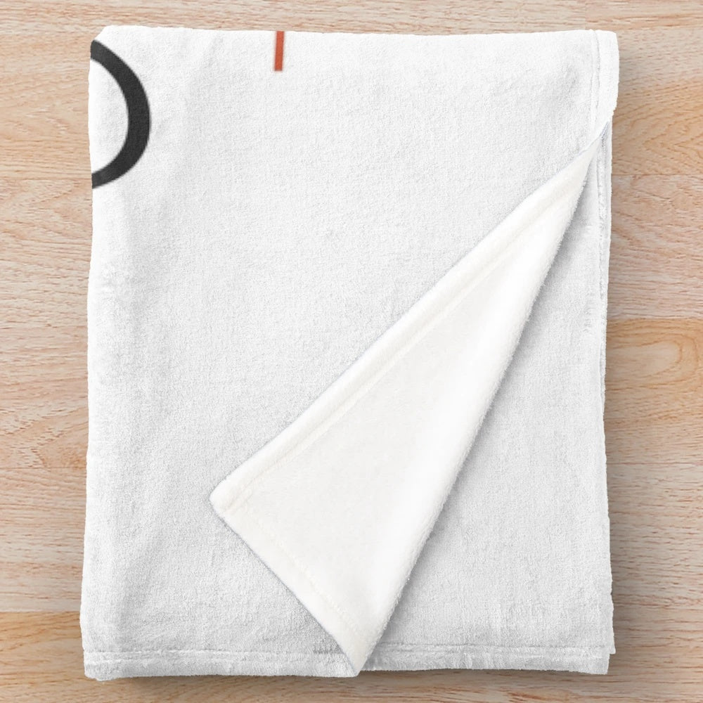 Medical administrator using cozy fleece blanket