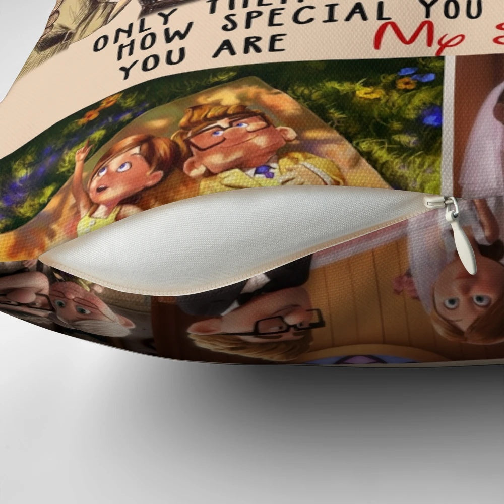Cozy fleece blanket warmer with the message "To My Wife, You're Braver Than You Believe"