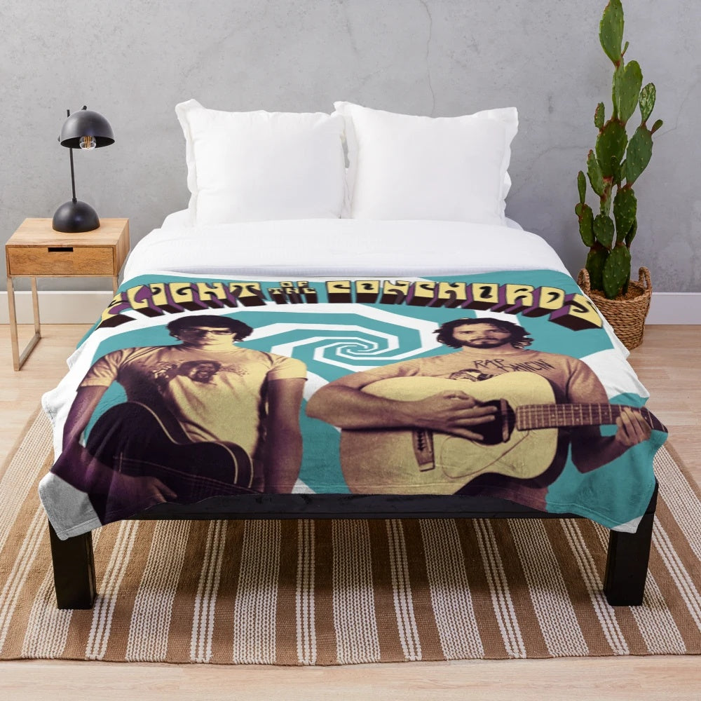 Flight of the Conchords inspired plush blanket