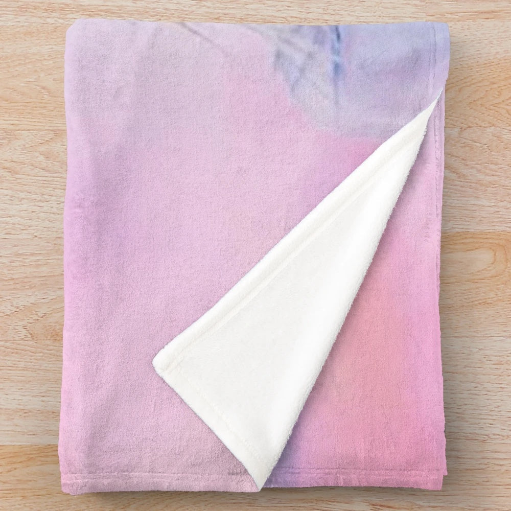 Soft and cozy plush blanket featuring the "floker" design for music lovers