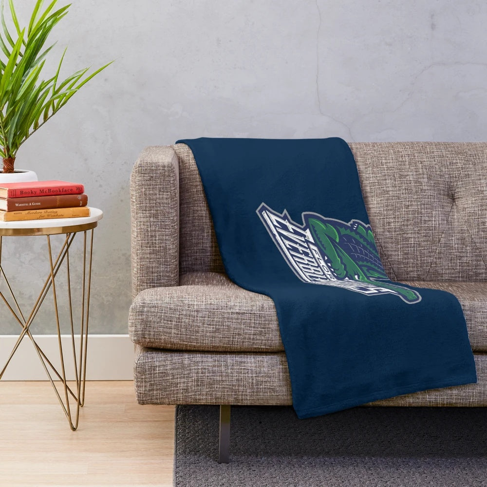 Florida Everblades Plush Blanket with Hockey Design