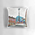 Soft, plush pillow featuring the iconic Derby County football ground design
