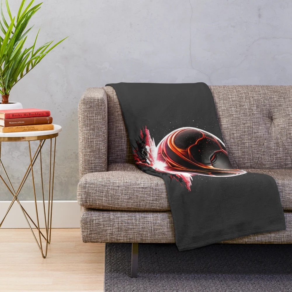 Football Soccer Plush Blanket