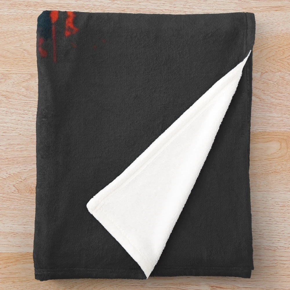 Football soccer plush blanket