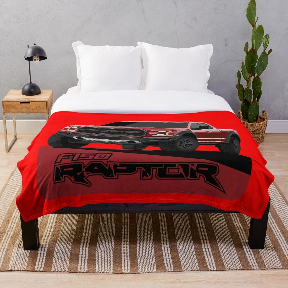 Ford F-150 Raptor inspired plush blanket