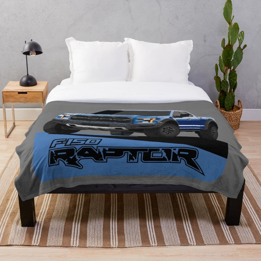 Ford F-150 Raptor inspired plush blanket