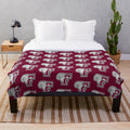 Fordham Rams plush blanket with soft, comfortable fabric