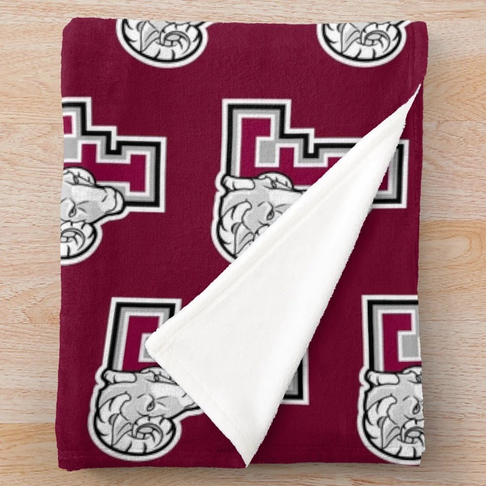 Fordham Rams plush blanket with soft, comfortable fabric