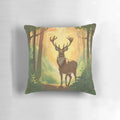Soft, plush forest reindeer pillow with a cute, whimsical design perfect for Nordic-inspired home decor.