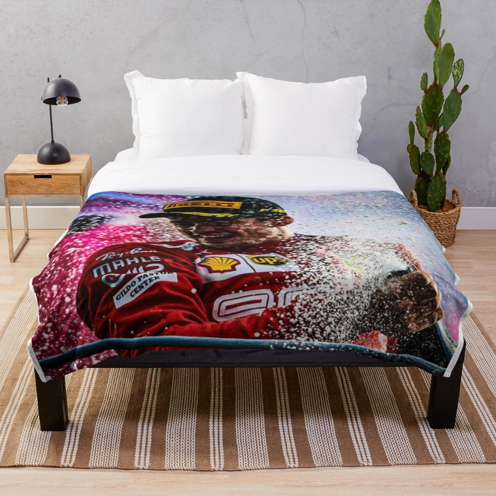 Charles Leclerc Formula 1 Plush Blanket