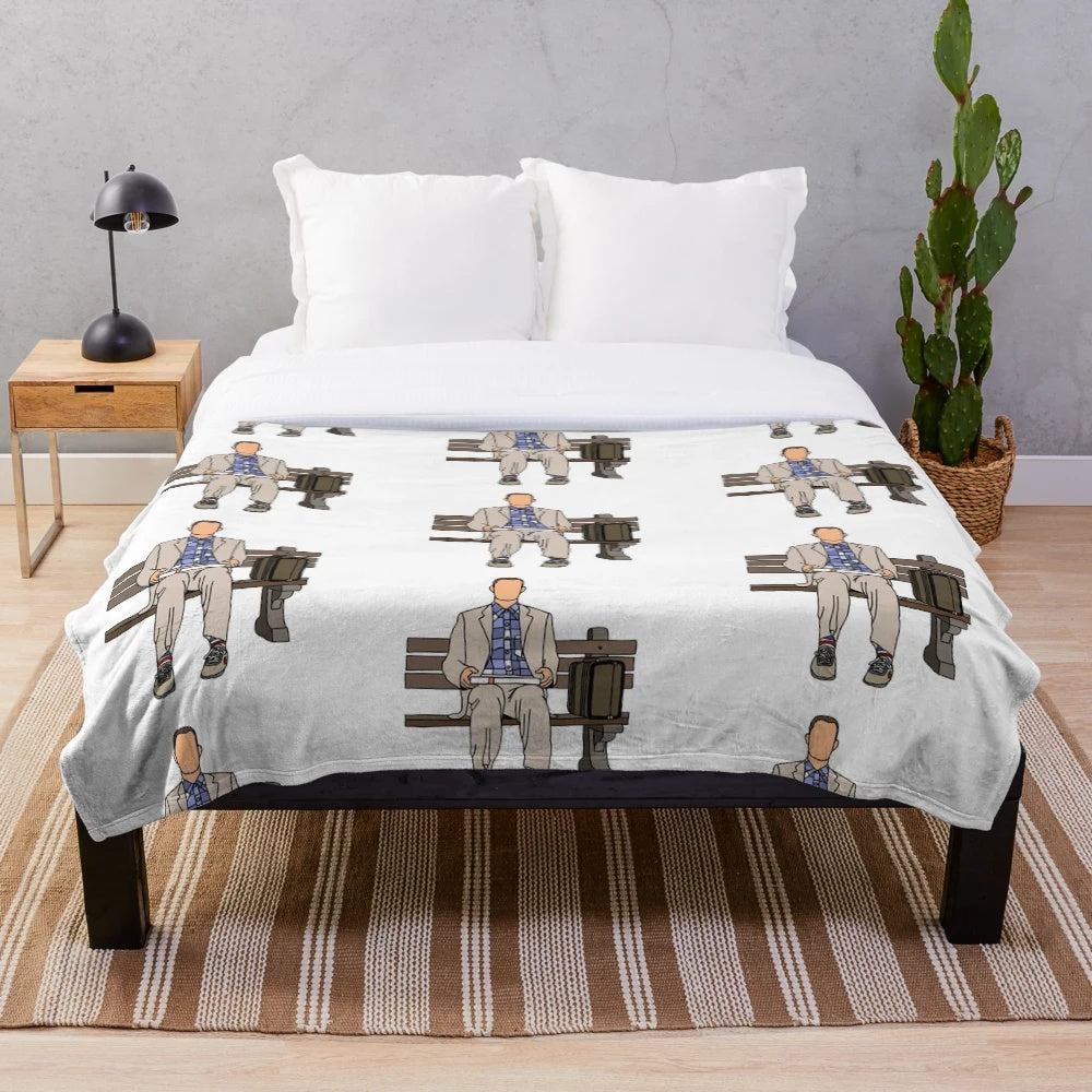 Forrest Gump plush blanket