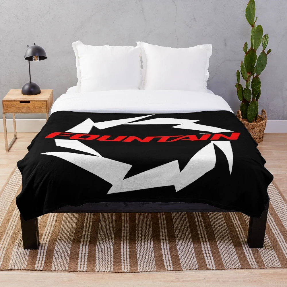 Fountain Powerboats Boat Plush Blanket