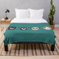 Fantastic Mr. Fox inspired plush blanket with cute fox design