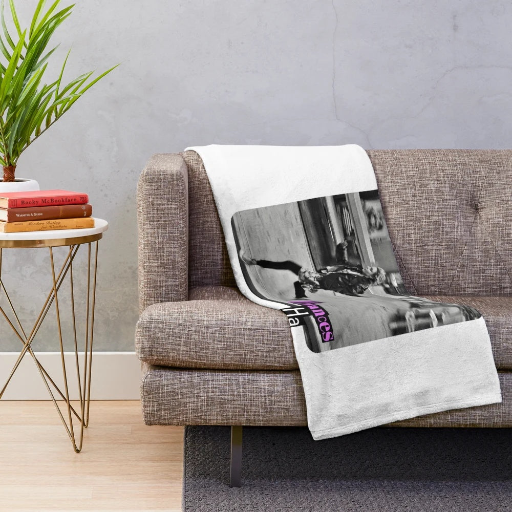 Frances Ha Plush Blanket featuring a cozy design for movie and literature enthusiasts