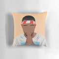 A plush, high-quality pillow featuring ocean and pop culture-inspired designs.