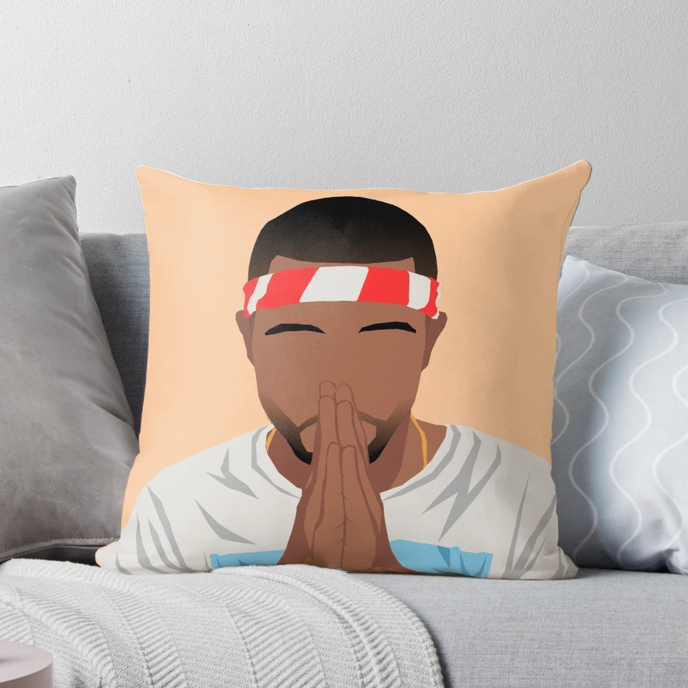 A plush, high-quality pillow featuring ocean and pop culture-inspired designs.