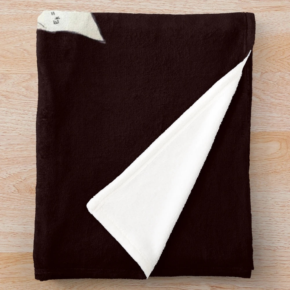 Frankenstein and Albert Einstein inspired plush blanket for a cozy and humorous home decor