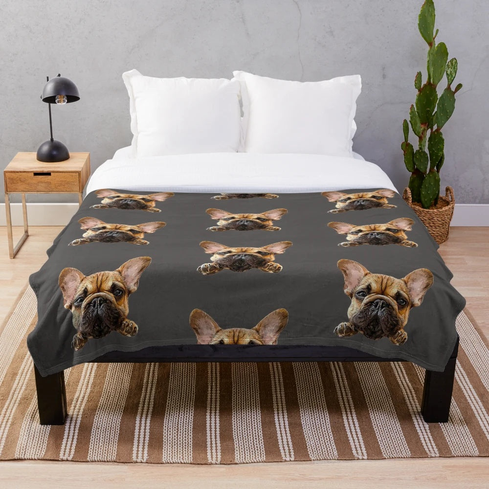 French Bulldog Plush Blanket
