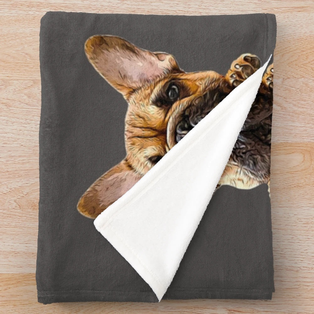 French Bulldog Plush Blanket