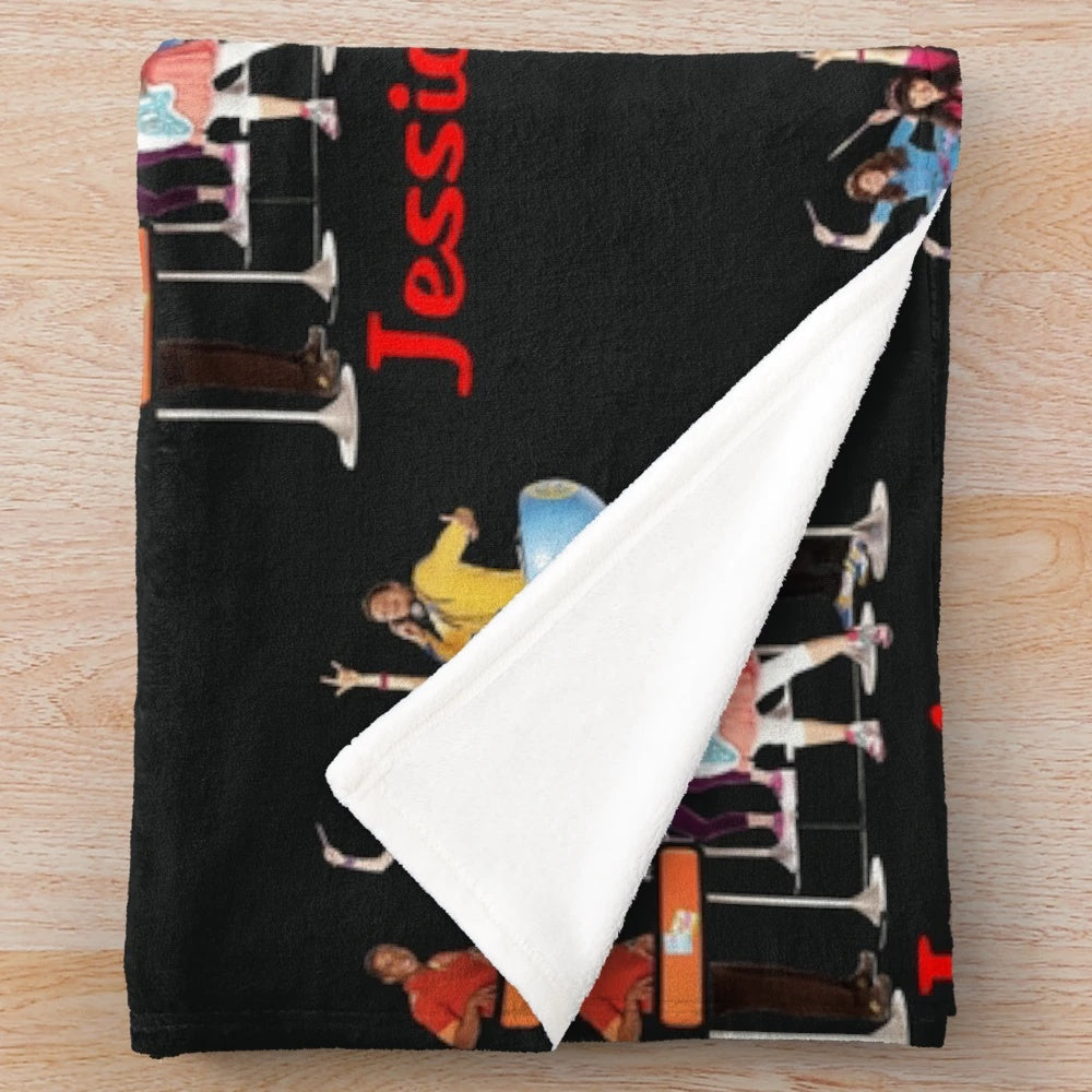 Fresh Beat Band-inspired plush blanket for kids