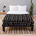 Friday Night Funkin Skid and Pump Themed Plush Blanket