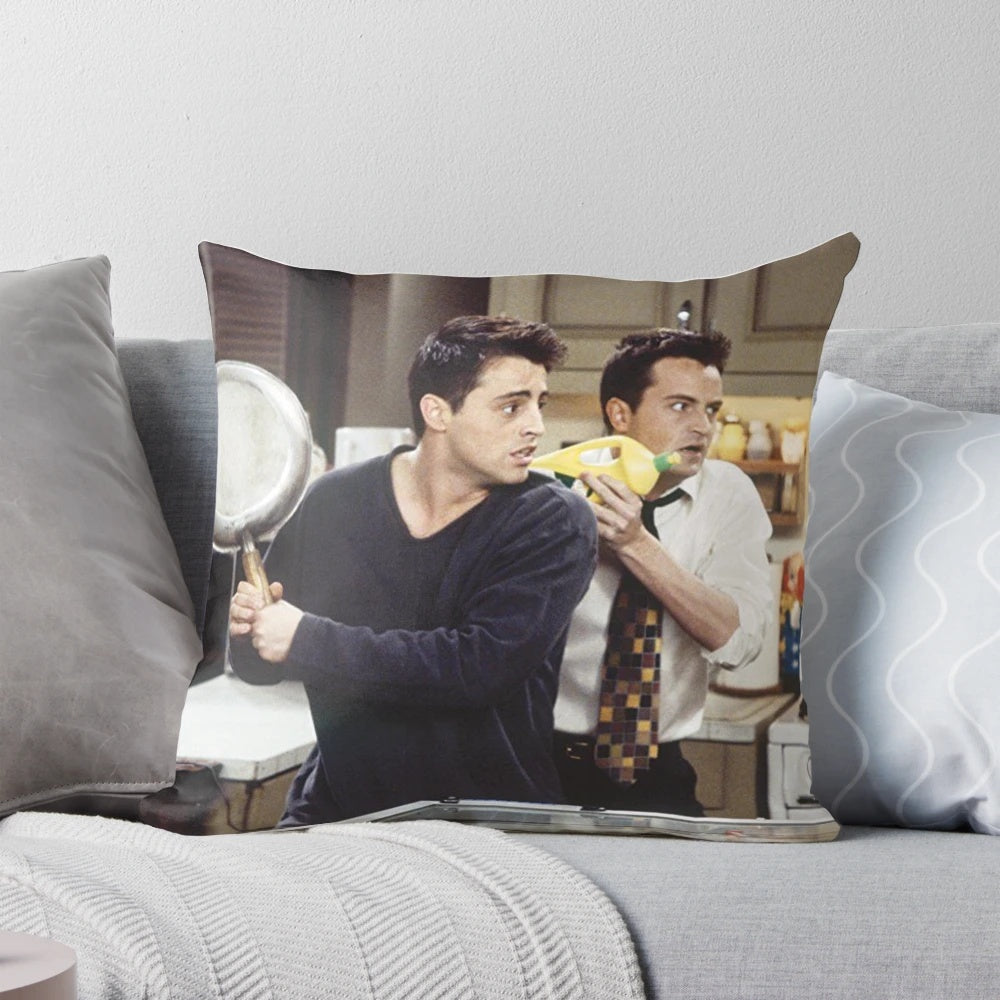 Soft, plush pillow featuring the "Friends" TV show logo