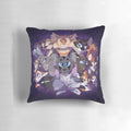 Soft and plush warrior cats themed pillow with frosted star design