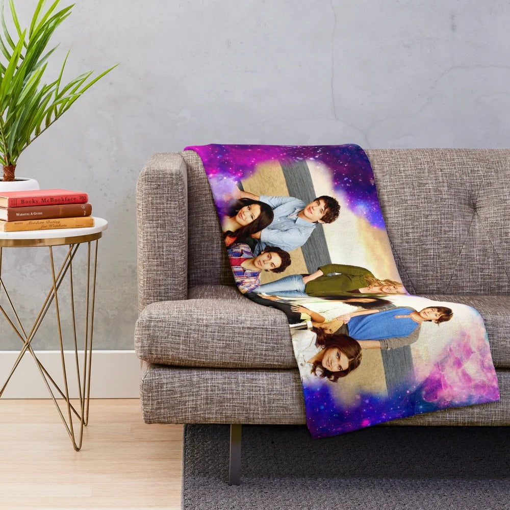 The Fosters TV Show Plush Blanket with Galaxy Print Design