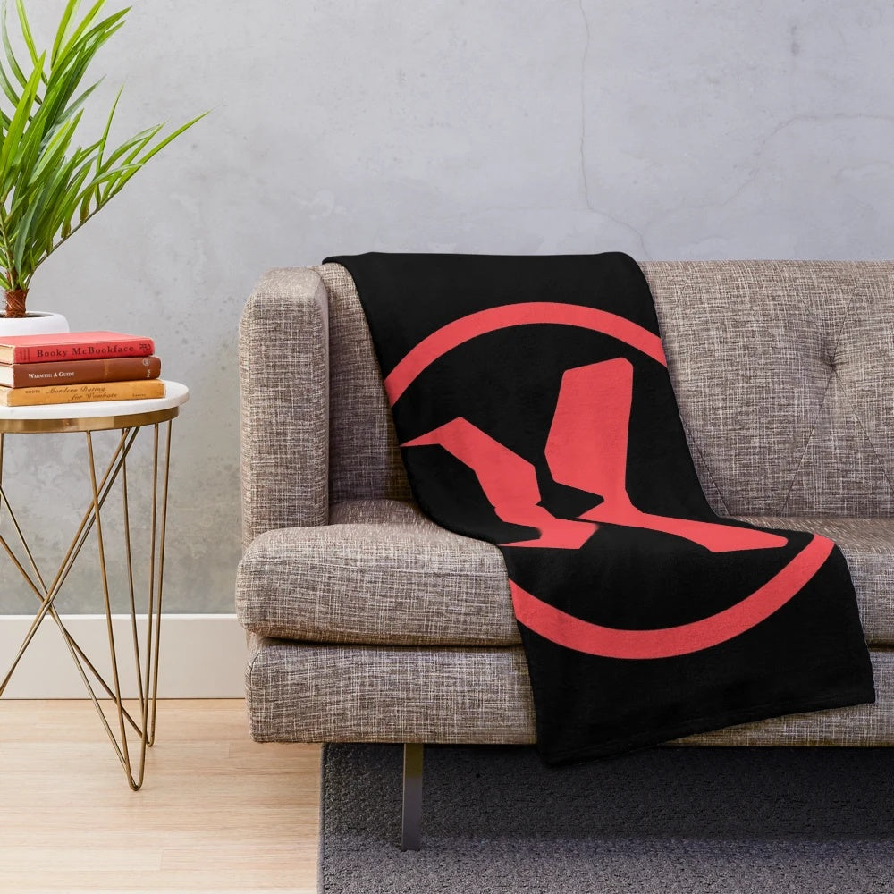 Dr Disrespect-inspired red plush blanket for gamers