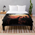 The Last of Us Plush Blanket featuring a nature-inspired design