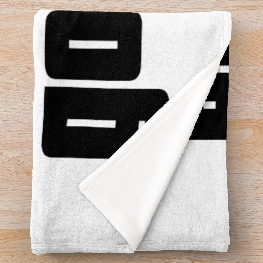 Plush blanket featuring the iconic "ah shit, here we go again" meme from the Grand Theft Auto video game series.