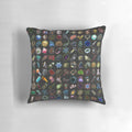 A plush, comfortable pillow featuring the iconic Risk of Rain 2 game items