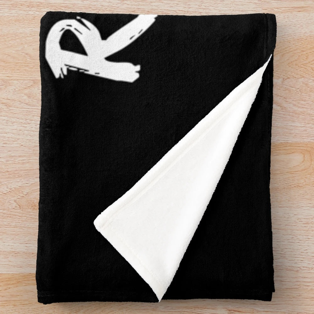 Cozy plush blanket with gaming-inspired design