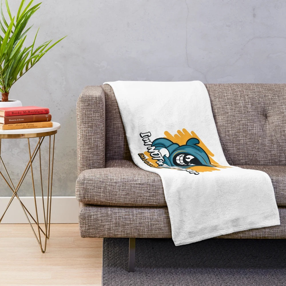 Gamer plush blanket featuring a gaming controller design
