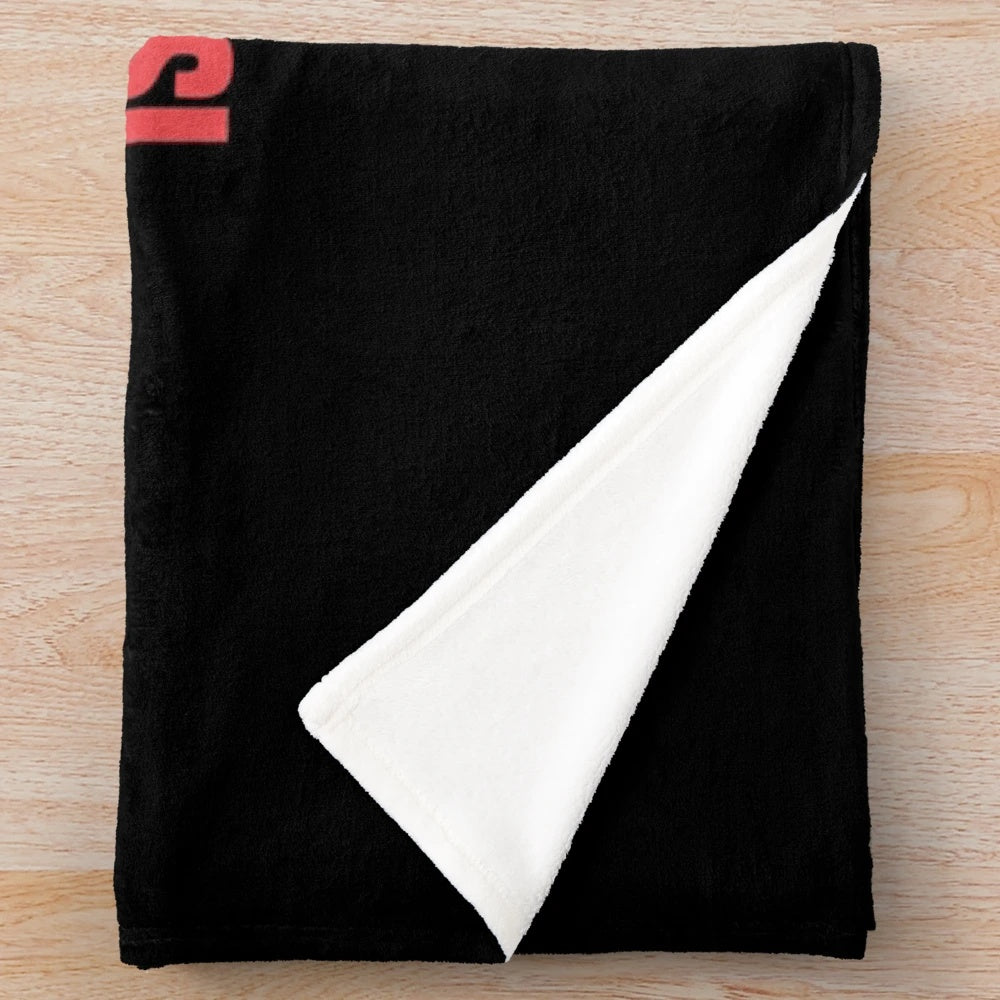 Cozy gaming plush blanket with grunge school design
