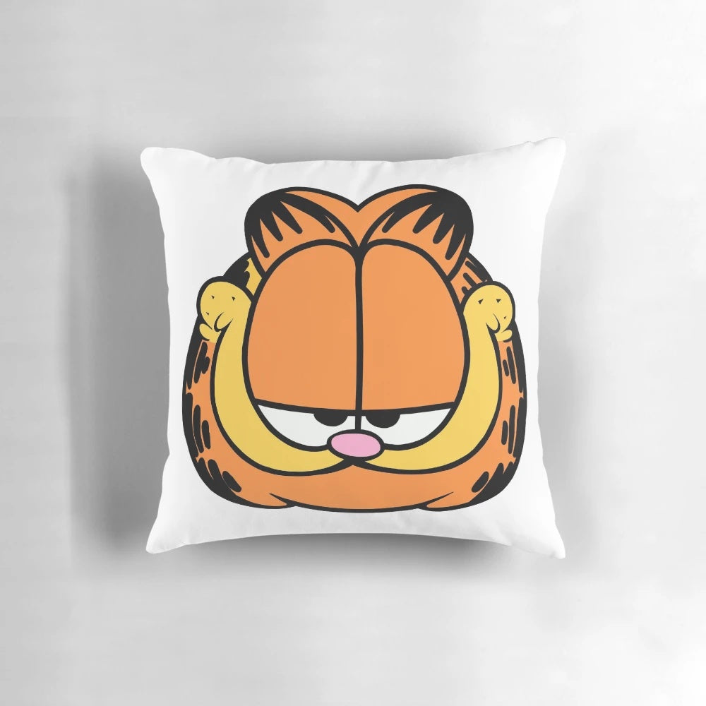 Soft, plush Garfield face pillow for a touch of nostalgia and comfort