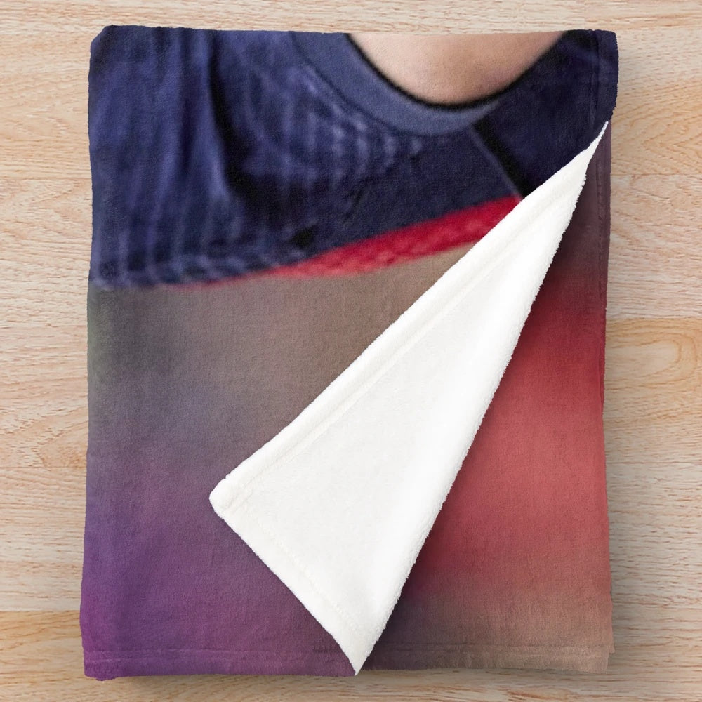 Gavi Plush Blanket with Soccer, Football, and Futbol Designs