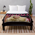 Gemma Collins inspired plush blanket with a soft, cozy design