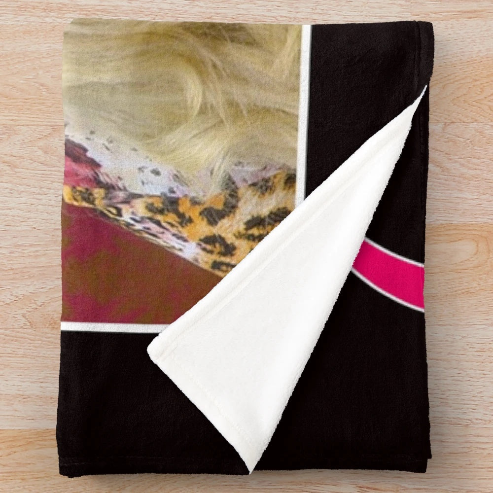 Gemma Collins inspired plush blanket with a soft, cozy design