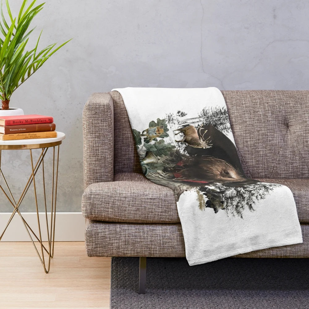 German Wirehaired Pointer plush blanket