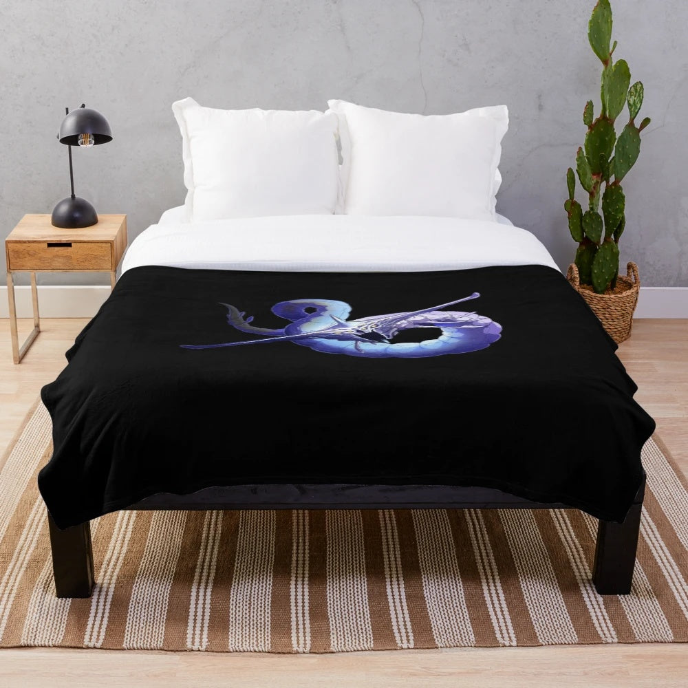 Ghost Leviathan plush blanket from the game Subnautica