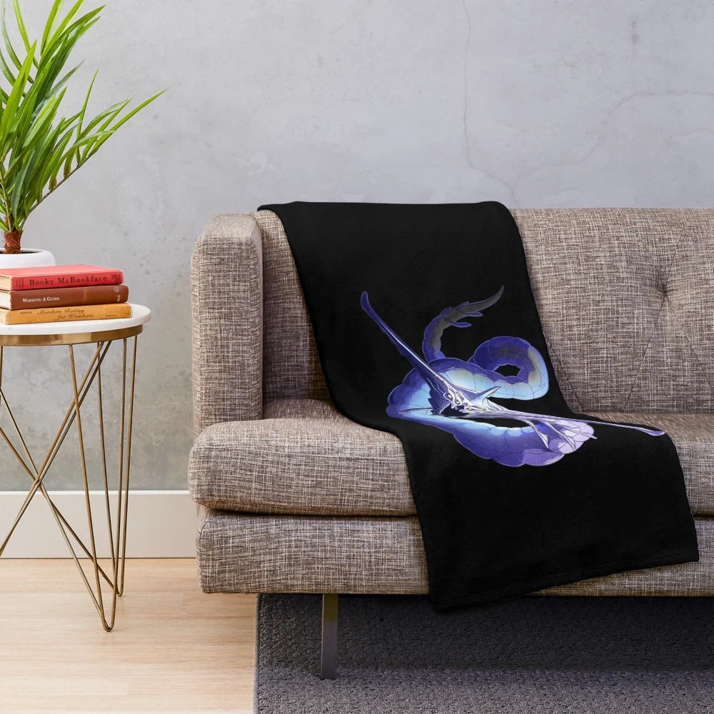 Ghost Leviathan plush blanket from the game Subnautica