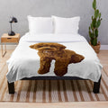 Ginger the Poodle Plush Blanket