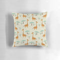 Soft, plush giraffe-shaped pillow for comfortable neck support and natural decor