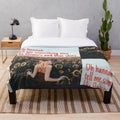 Girl in Red plush blanket featuring a cozy design with the indie pop artist's branding