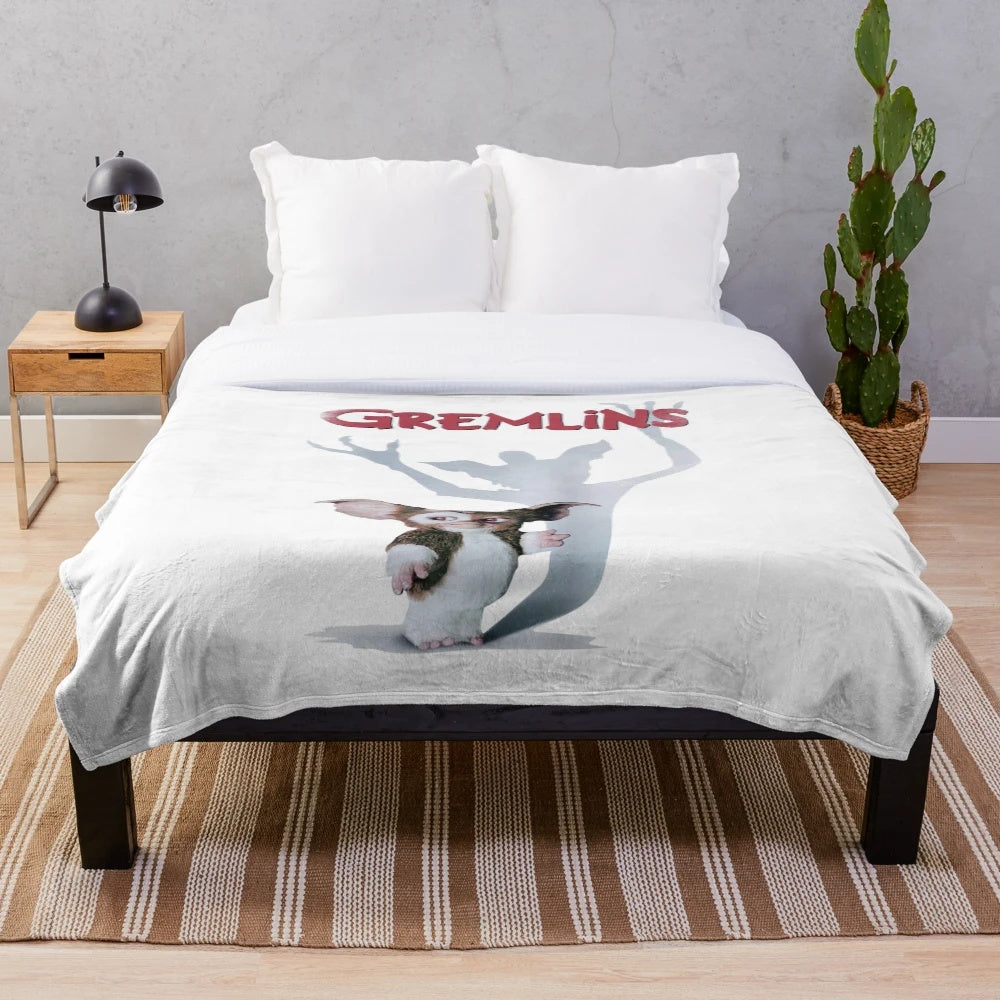 Gizmo from Gremlins plush blanket